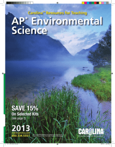 AP* Environmental Science - Lennox Laboratory Supplies