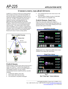 Understanding AreaRAE Options