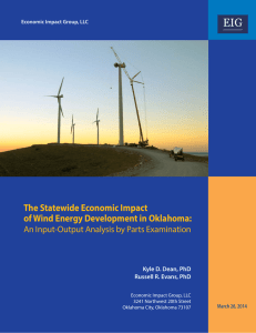 The Statewide Economic Impact of Wind Energy Development in