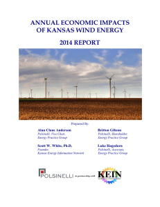 annual economic impacts of kansas wind energy 2014 report