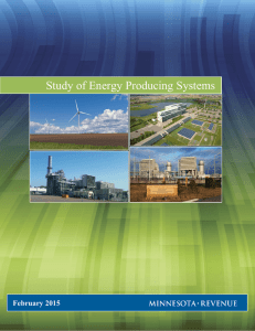 Study of Energy Producing Systems