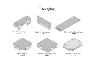 Chapter 20 Assembly and Packaging