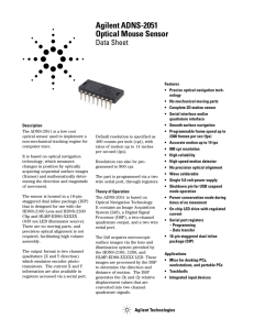 Agilent ADNS-2051 Optical Mouse Sensor