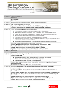 For an updated version of this agenda, please visit our website: www