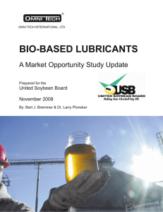 bio-based lubricants