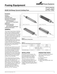 Current Limiting Power Fuse - mcgraw