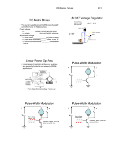 DC Motor Drives LM 317 Voltage Regulator Linear Power Op