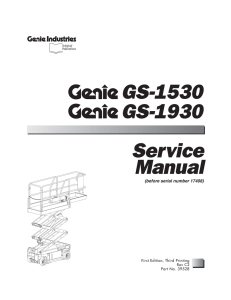 GS-1930 GS-1530 Service Manual
