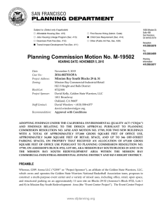 Planning Commission Motion No. M-19502