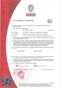 ATEX Certificates - Emerson Process Management