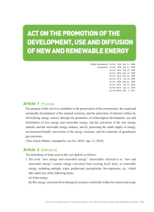 act on the promotion of the development, use and diffusion