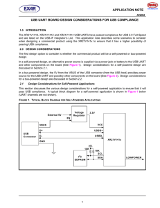 application note usb uart board design considerations for usb