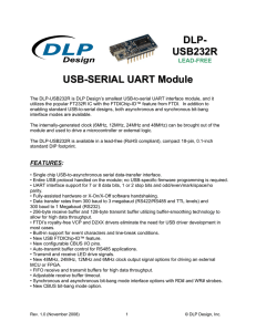 DLP-USB232R Datasheet