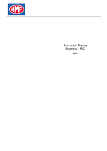 Instruction Manual Scanreco IRC HMF 99781