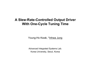 A Slew-Rate-Controlled Output Driver With One