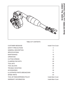 Model 601SBM - Tri Tool Europe