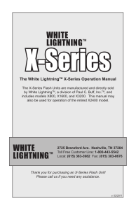 White Lightning XSeries