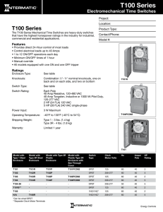 Spec Sheets - Frontier Lighting