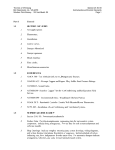 Part 1 General 1.1 SECTION INCLUDES .1 Air supply system .2