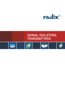 Catalogue - Radix Electrosystems Pvt Ltd