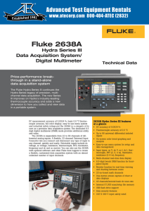 Fluke 3000 Series LiNK Test Tools. The Fluke Wireless Team.