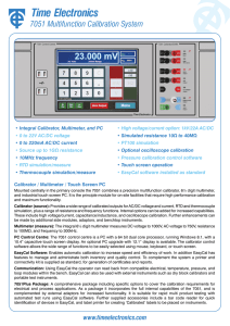 Data Sheet - Time Electronics