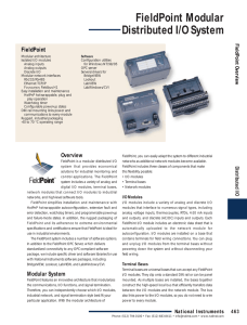 FieldPoint Overview brochure