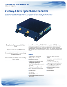 Viceroy-4 GPS Spaceborne Receiver