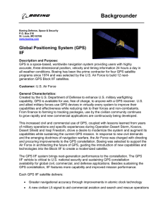 GPS IIF satellite