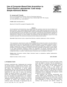 Use of Computer-Based Data Acquisition to Teach Physics