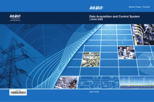 Data Acquisition and Control System LVDAC-EMS