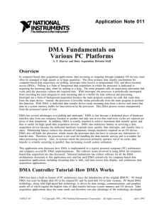 DMA Fundamentals on Various PC Platforms