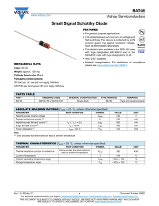 BAT46 Small Signal Schottky Diode