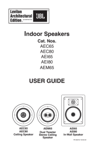 Indoor Speakers - SmartHomeUSA.com