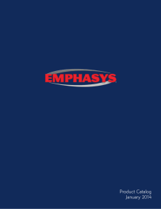 Emphasys 2014 Brochure