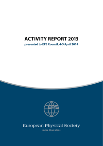 ACTIVITY REPORT 2013