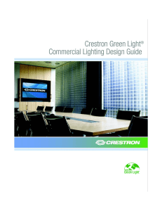 Crestron Green Light Commercial Lighting Design Guide