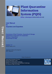 User Manual PQIS