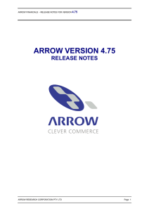 arrow version 4.75