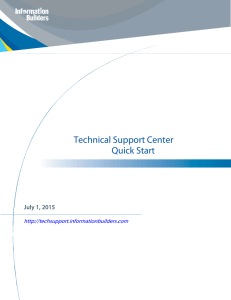 Technical Support Center Quick Start