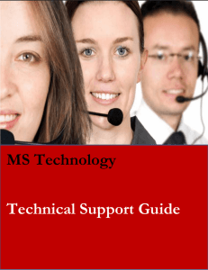 Technical Support Guide PDF