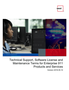 Technical Support, Software License and