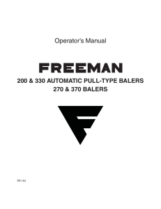 Operator`s Manual - Allied Systems Company