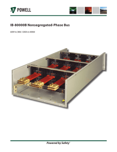 IB-80000B Nonsegregated-Phase Bus