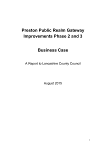 Preston Public Realm Gateway Improvements Phase 2 and 3