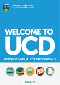 Welcome to UCD - Graduate students