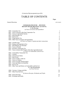 table of contents - Controller General of Accounts