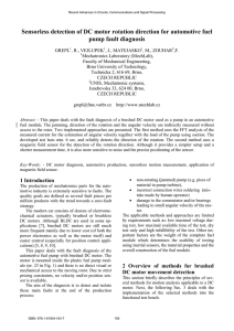 Sensorless detection of DC motor rotation direction for