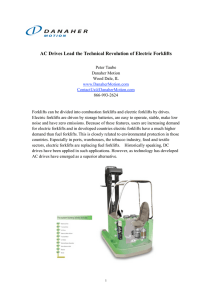 AC Drives Lead the Technical Revolution of Electric Forklifts