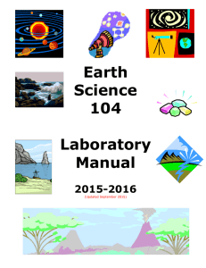 ES104 Lab Manual Updated Fall 2015